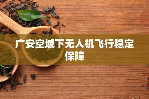 广安空域下无人机飞行稳定保障