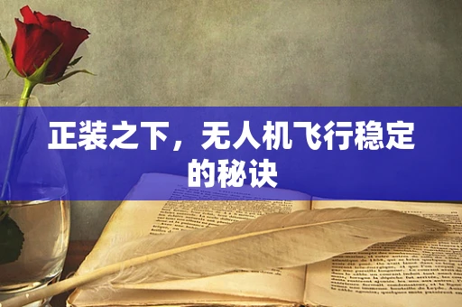 正装之下，无人机飞行稳定的秘诀