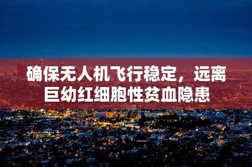 确保无人机飞行稳定，远离巨幼红细胞性贫血隐患