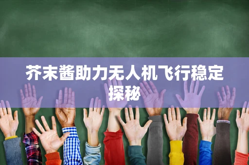 芥末酱助力无人机飞行稳定探秘