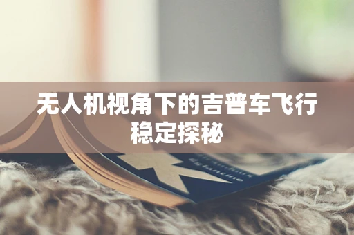 无人机视角下的吉普车飞行稳定探秘