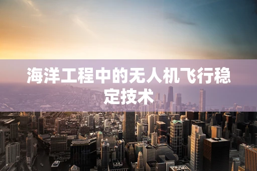 海洋工程中的无人机飞行稳定技术