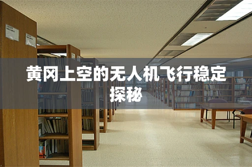 黄冈上空的无人机飞行稳定探秘