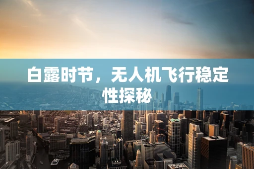白露时节，无人机飞行稳定性探秘