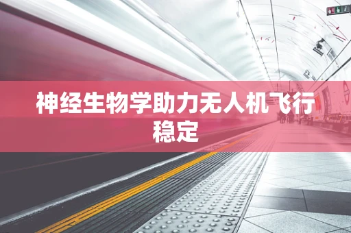 神经生物学助力无人机飞行稳定