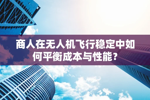 商人在无人机飞行稳定中如何平衡成本与性能？