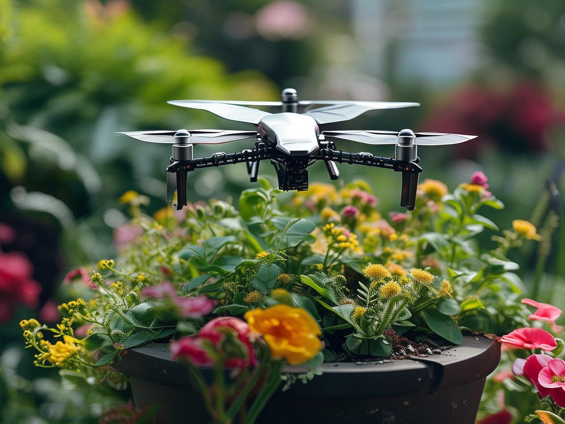 花盆上的稳定飞行，无人机的别样挑战与应对