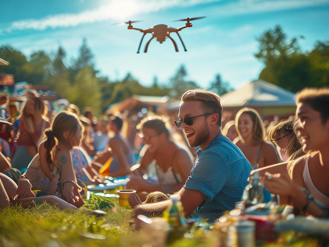 聚会时刻,无人机稳定护航欢乐 聚会时刻,无人机稳定护航欢乐