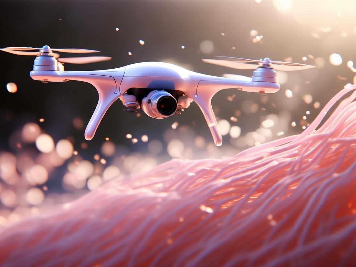 粉条飞舞间,无人机稳定翱翔探秘