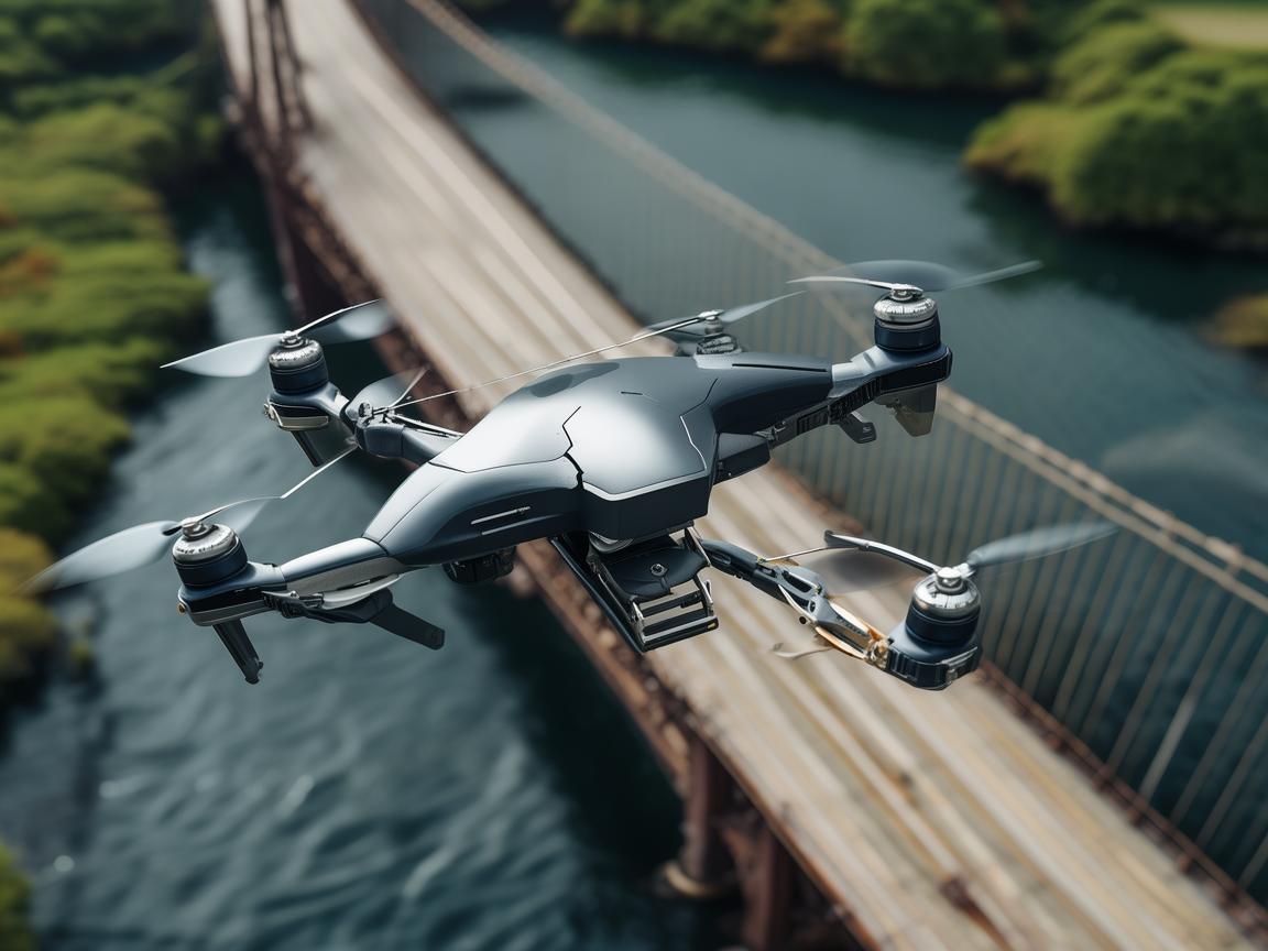 无人机在吊桥桥身的飞行稳定探索 无人机在吊桥桥身的飞行稳定探索