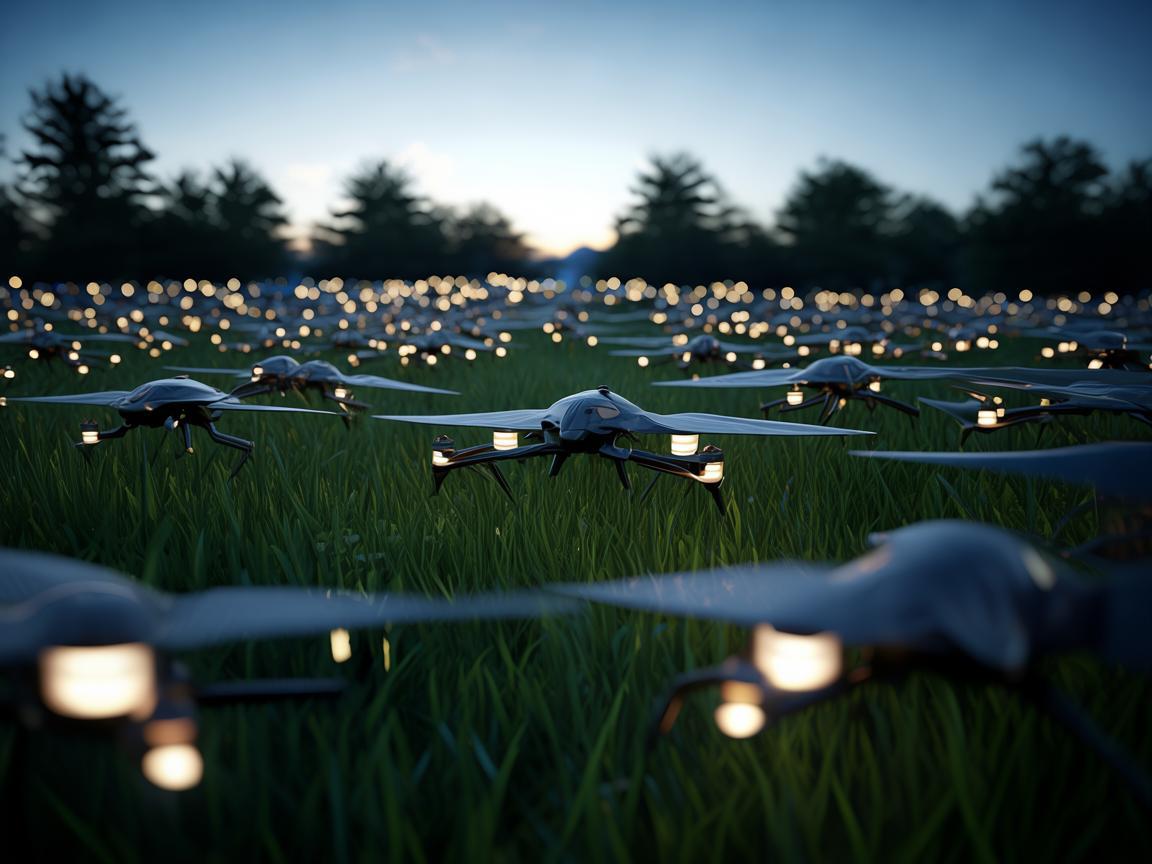 音乐律动下的无人机飞行稳定之美 音乐律动下的无人机飞行稳定之美