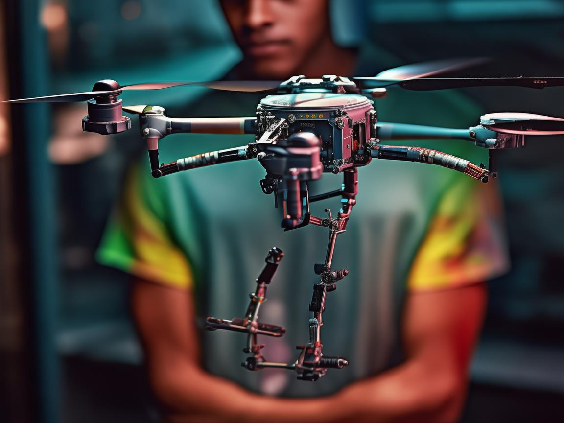 无袖T恤助力无人机飞行稳定