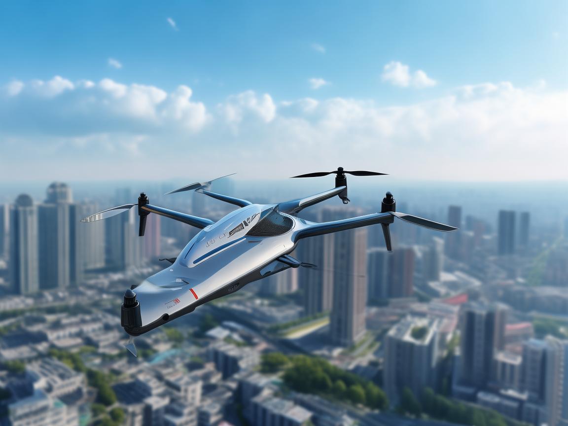 胶州上空的无人机飞行稳定保障