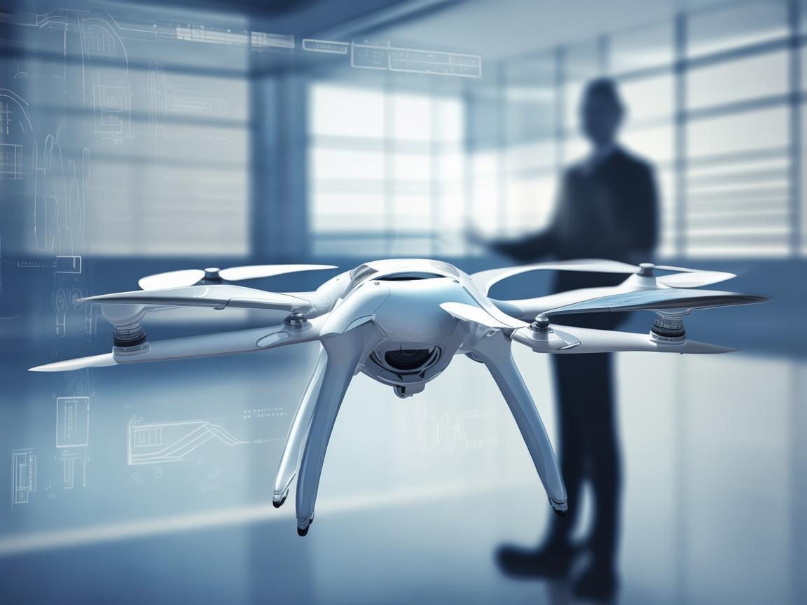 商人代表助力无人机飞行稳定