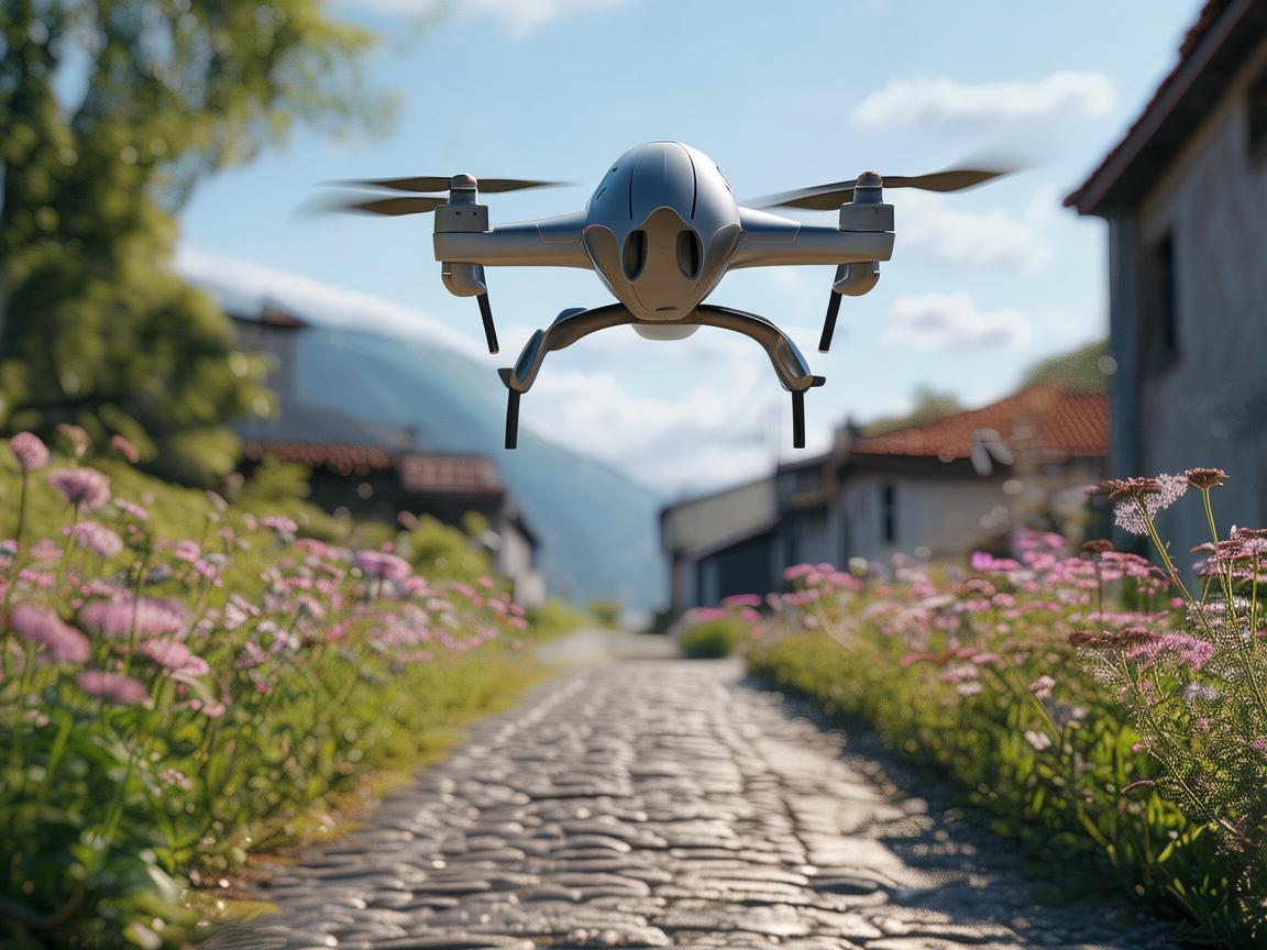 村道上无人机飞行稳定性探索