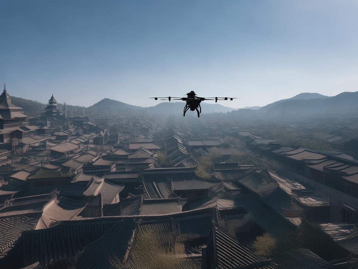 永城上空的无人机飞行稳定探秘