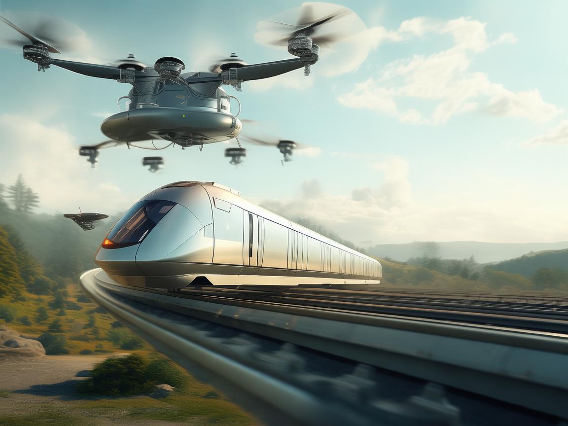 无人机助力轻轨列车飞行稳定保障