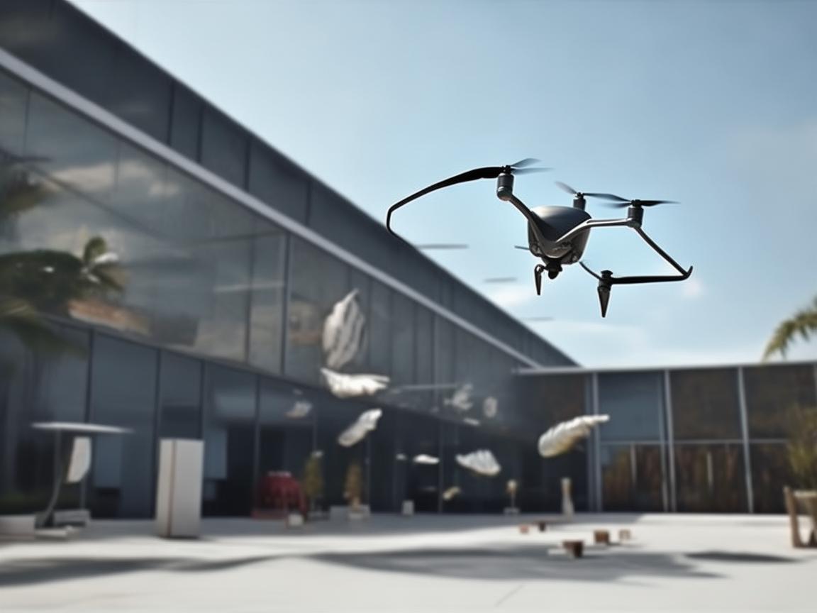 艺术品店上空的稳定之舞——无人机飞行探秘